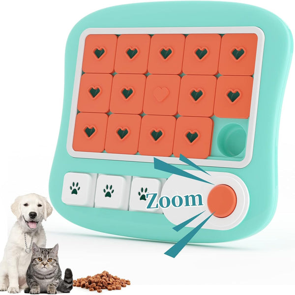 Interactive Dog Treat Puzzle Toys for IQ Training & Mental Stimulating,Fun Slow Feeder,Large Medium Small Dogs Enrichment Toys with Squeak Design