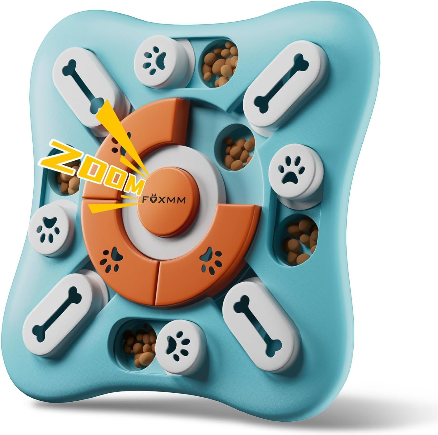 Interactive Dog Treat Puzzle Toys for IQ Training & Mental Stimulating,Fun Slow Feeder,Large Medium Small Dogs Enrichment Toys with Squeak Design