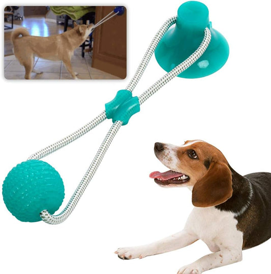 Multifunction Pet Molar Bite Toy Cleaning Teeth Safe Elasticity Soft for Dog Puppy Dog Rope Toys